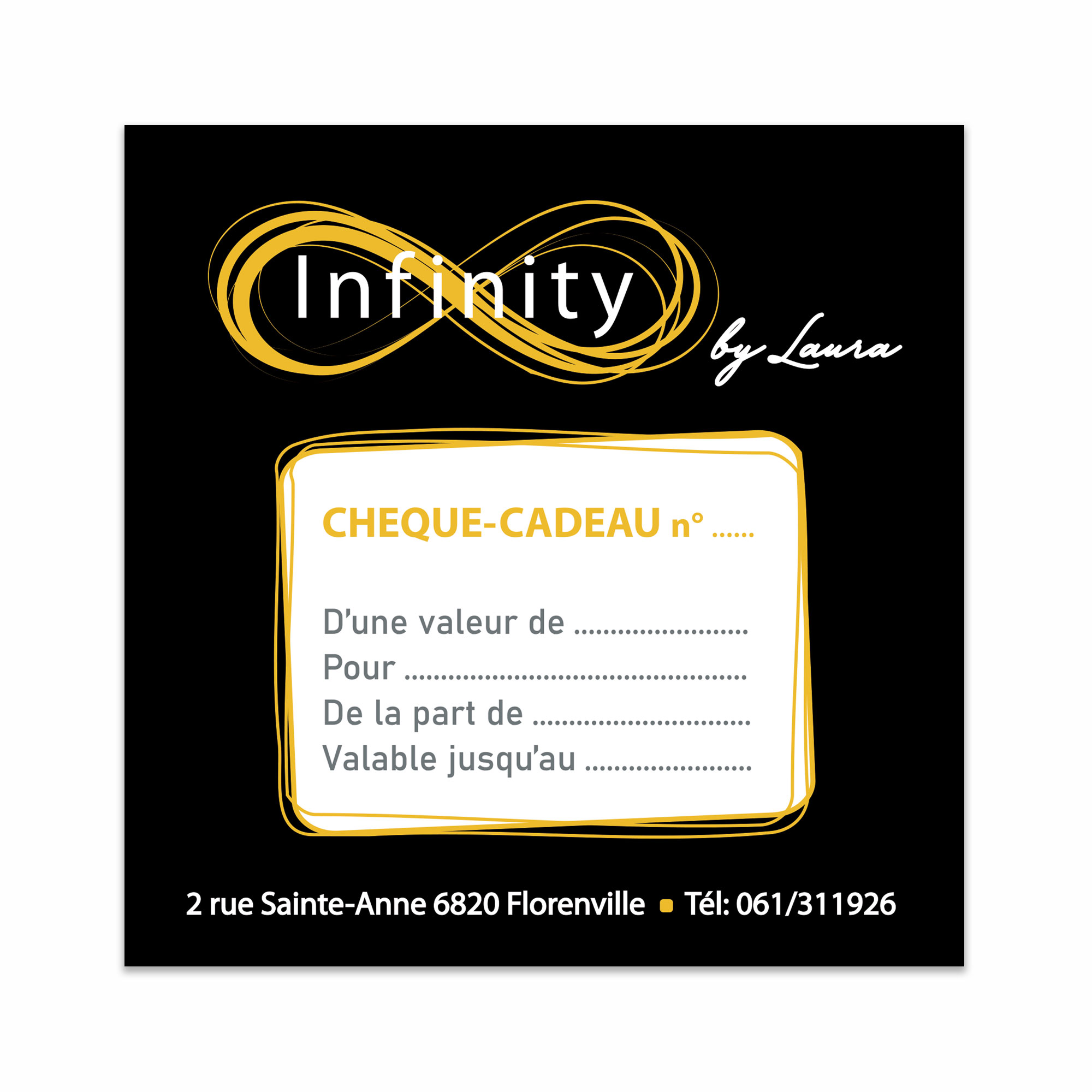Infinity by Laura Chèque cadeau Boutique Atypique
