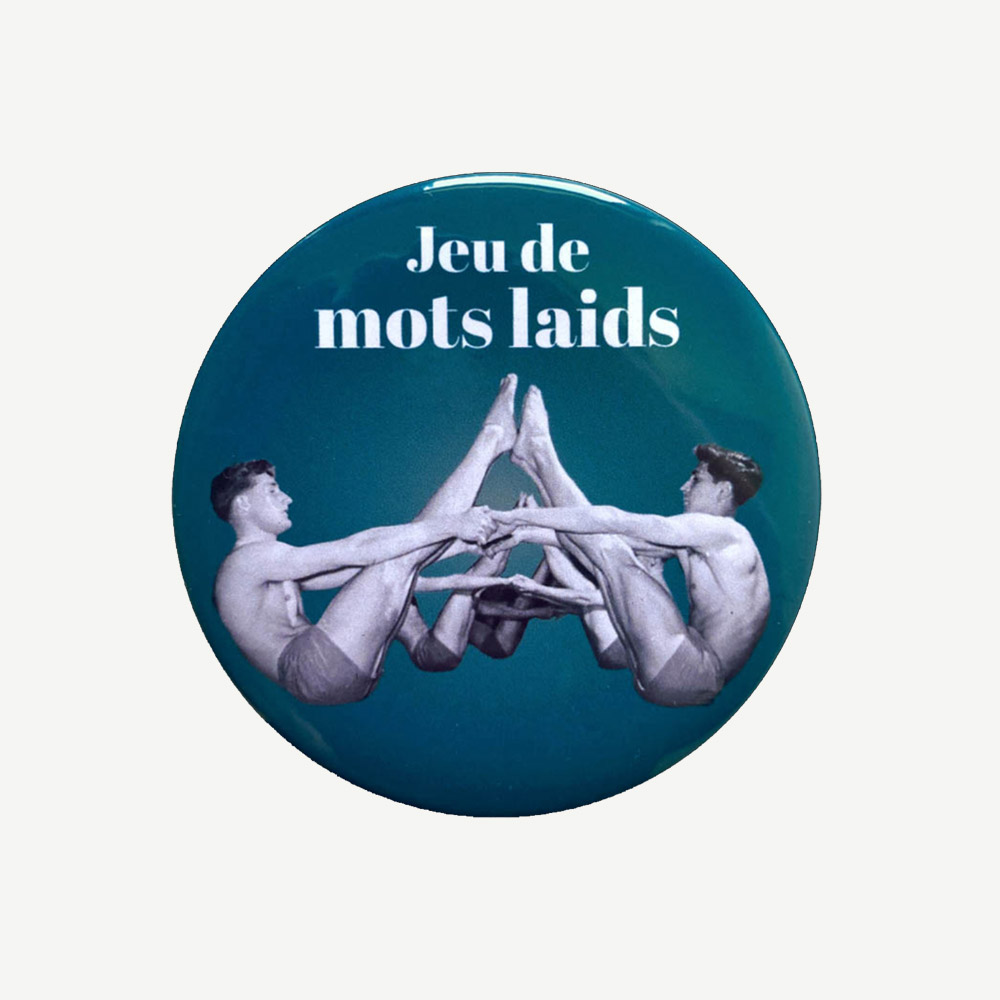 Badge Red Orb Créations Mots laids