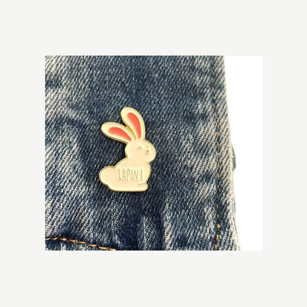 Pin's Lapin Madame la Mouette