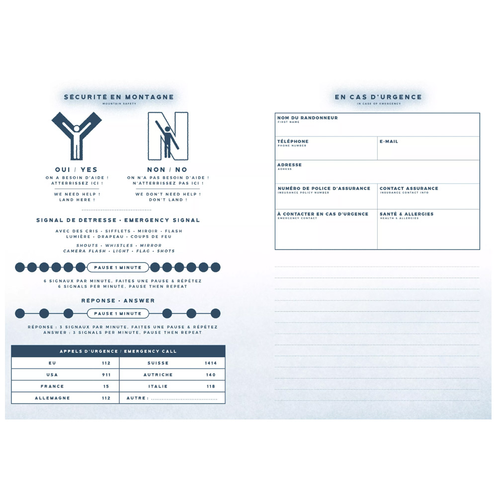 Carnet du randonneur Aventura Editions